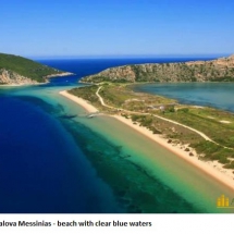 Gialova Messinias - beach with clear blue waters