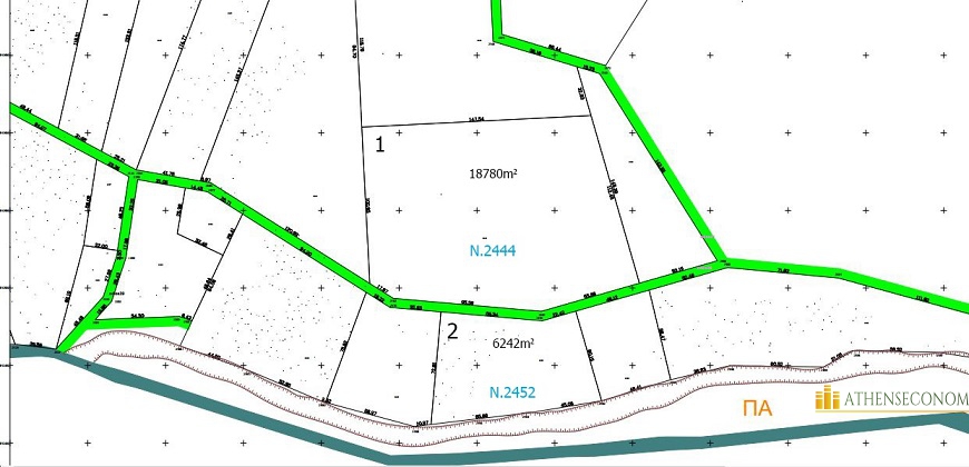 Plan of roads at Thasos