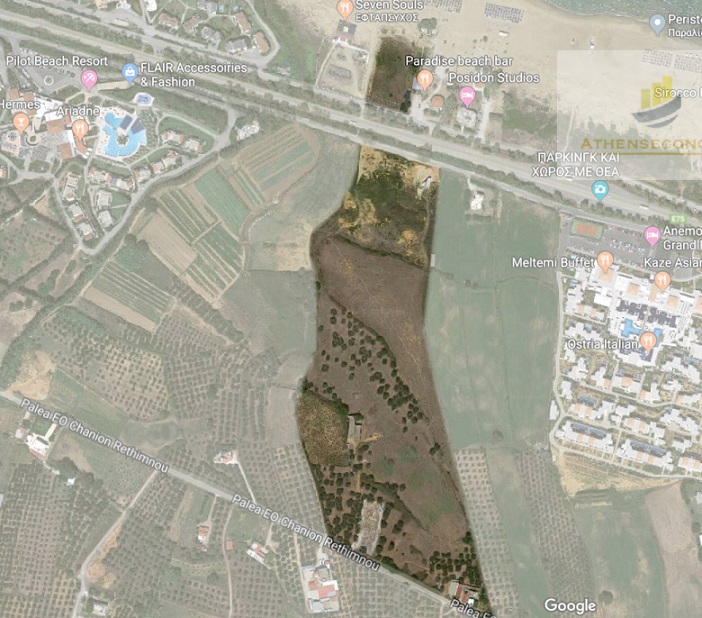Seafront plot of land at Georgioupoli, Crete