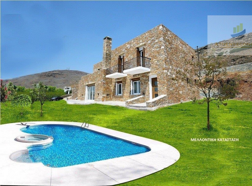 Seafront luxury villa at Tinos Island