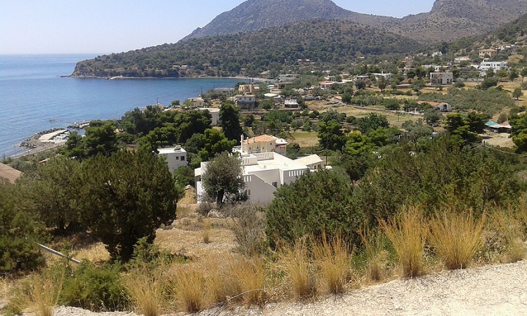 Seafront plot at Aegina
