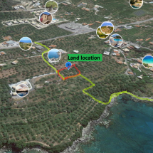 Land in Stoupa, lokation (8)