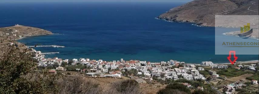 Seafront land at Andros island
