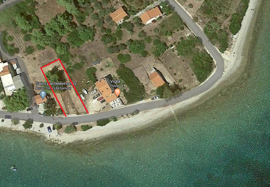Seafront land at Loutra Gialtron, Evia