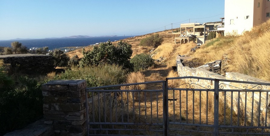 Unfinished house at Tinos island