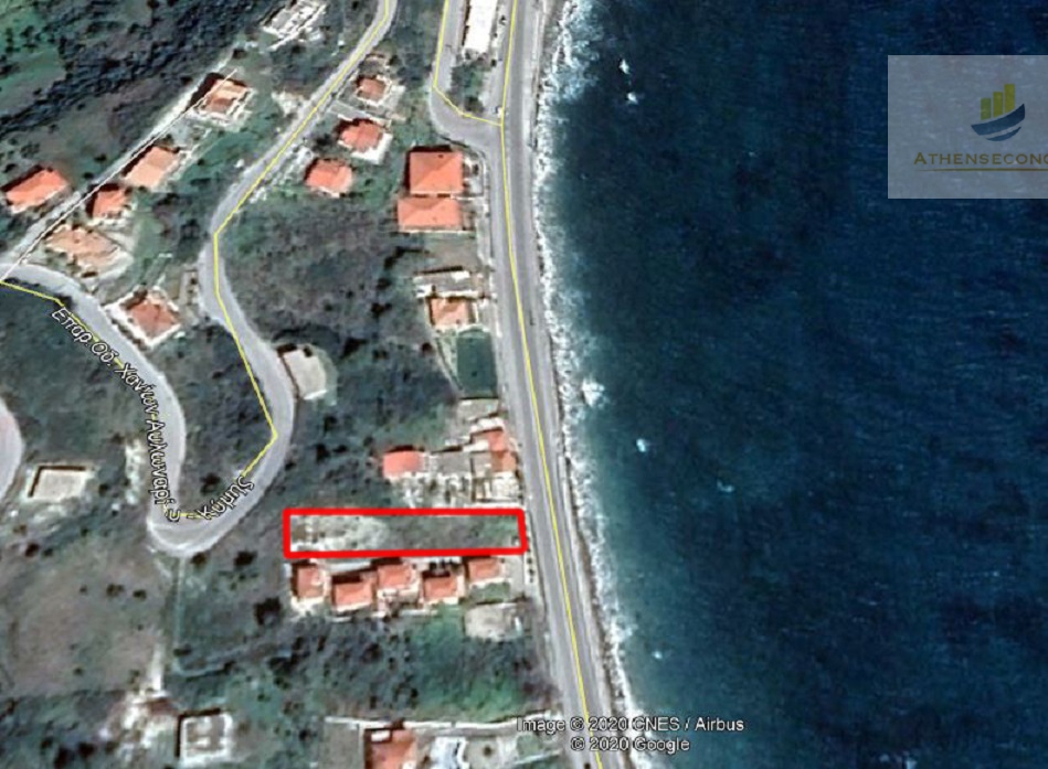 Seafront building land at Platana, Greece