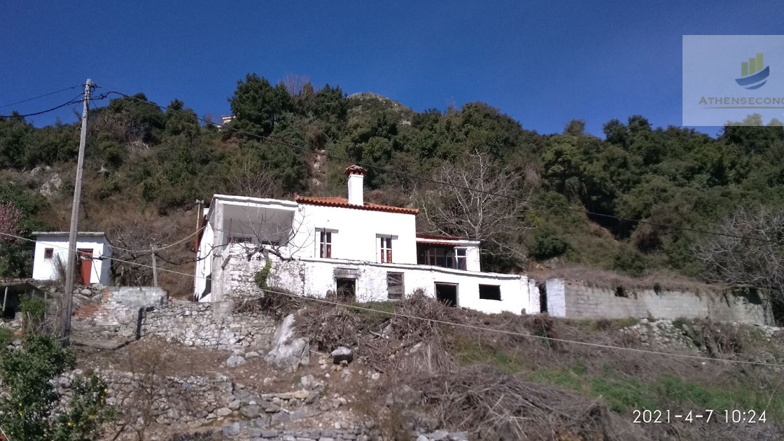 House with plot at Evia Island