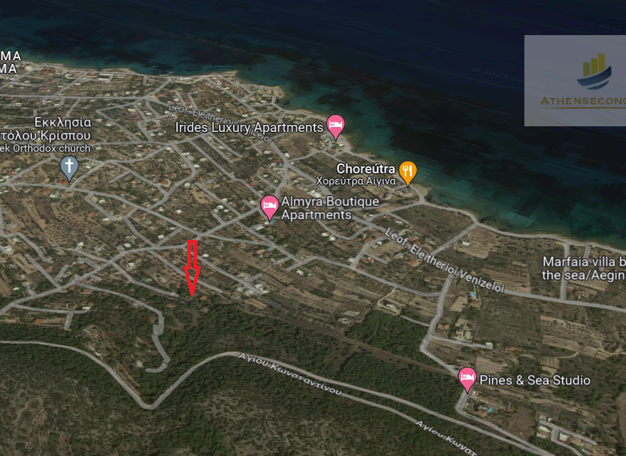 Building land for sale at Aegina Island