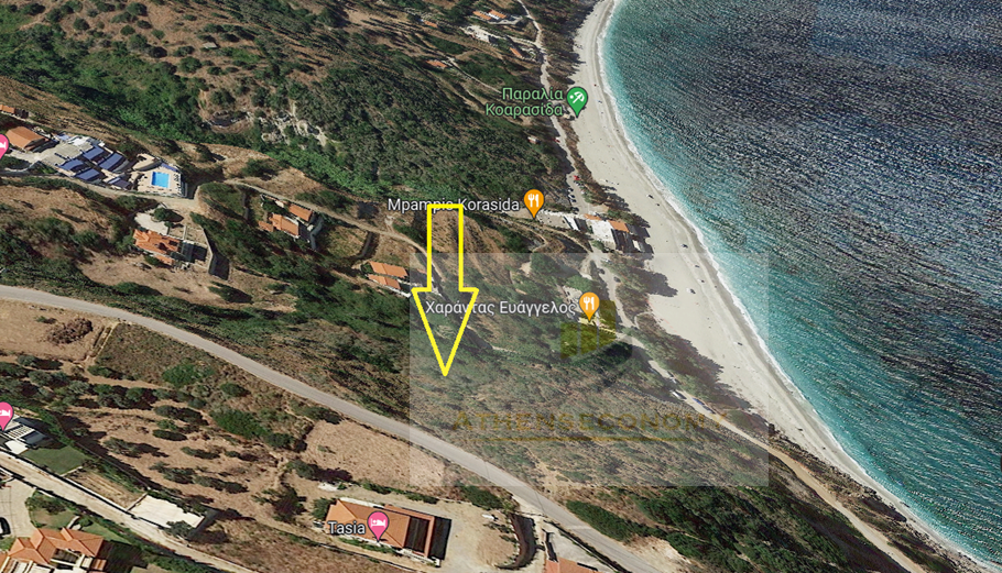 Seaview plot of land in Korasida, Evia