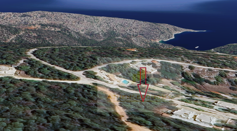 Plot of land with sea view in Pefkali, Corinthia