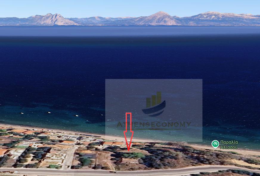 Seaview plot of land in Paralia Alissos, Achaia