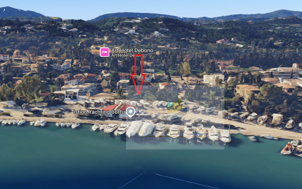 Seafront land for sale in Corfu, Greece