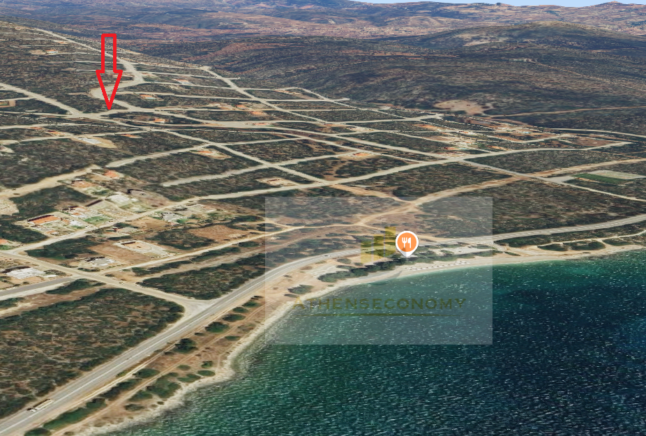 Seaview Plot of Land in Akti Nireos, Evia